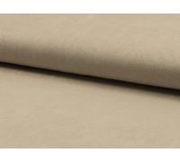 Minerva Stretch Faux Suede Knit Fabric Beige - per metre