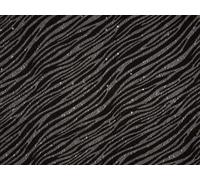Minerva Stretch Jacquard Fabric Black & Grey - per metre