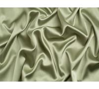 Minerva Stretch Woven Satin Fabric Soft Green - per metre