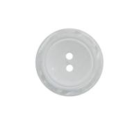 Minerva White Round Plastic Coat Buttons (Value Pack) 20mm - per Pack of 50