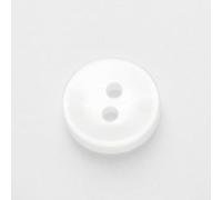 Minerva White Round Plastic Shirt Buttons (Value Pack) 9mm - per Pack of 1000