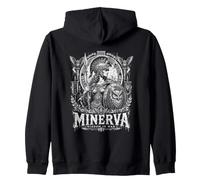 Minerva Wisdom In Roman Goddess SPQR Zip Hoodie