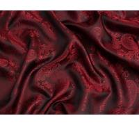 Minerva Woven Jacquard Lining Fabric 11 Deep Red - per metre