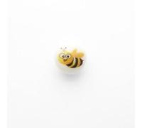 Minerva Yellow Round Bumble Bee Buttons (Value Pack) 15mm - per Pack of 50