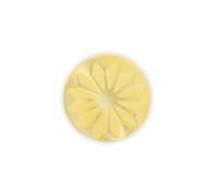 Minerva Yellow Round Star Shank Plastic Buttons (Value Pack) 11.5mm - per Pack of 100