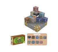 (Mines) Minecraft Magnetic Building Blocks Set Diy Kit Construction Toys For Kids Game