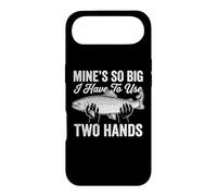 Mine's So Big I Have To Use Two Hands - Fun Dad Joke Fishing Case for iPhone Air