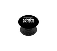 Mine's So Big I Have To Use Two Hands Walleye Fishing PopSockets Adhesive PopGrip