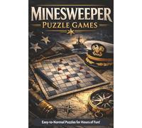 Minesweeper Puzzle Games: Easy-to-Read Puzzles | 6x9 inches | Lots of puzzles! Ideal for rides, traveling, or as a gift or stocking stuffer