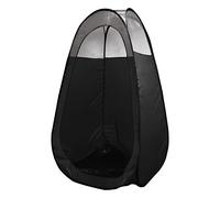 MINETAN BODY.SKIN Spray Tan Tent | Portable, Lightweight Pop Up Tanning Tent With Carry Bag, Black & 1/3 Clear, Professional Use, Mobile or Home Use, Great for Mobile Spray Tan Technicians
