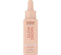 MineTan Clear Face & Body Self Tanning Serum | Illuminating Glow Tan Drops - Gradual Daily Bronzing Sunless Tanner & Extender, Infused with Luxe Oils & Vitamin C, Dark Bronze Glow, Travel Size, 40 ml