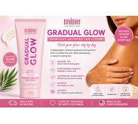 MineTan Gradual Glow Everyday Untinted Tan Lotion 207ml Gradual Self Tanner