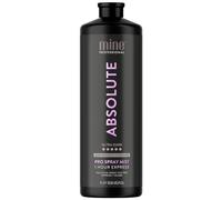 MineTan Professional Spray Tan Solution | Absolute - Rapid Express Fake Tanning Liquid, Fast Drying, Ultra Dark Finish, Quad Bronzing Intensifiers, Best Sunless Tanner, No Orange Tones, 33.8 Fl Oz