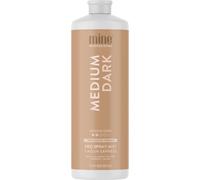 MineTan Professional Spray Tan Solution | Medium Dark - Rapid Express Fake Tanning Liquid, Fast Drying, Bronzed Glow, Best Sunless Tanner, Coconut Scented, Salon Fomula, 33.8 Fl Oz