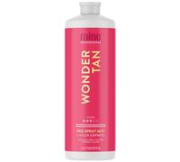 MineTan Professional Spray Tan Solution | WonderTan - Rapid Express Fake Tanning Liquid, Fast Drying, Ultra Hydrating, Rich, Warm Brown Finish, Best Sunless Tanner, No Orange Tones, 33.8 Fl Oz
