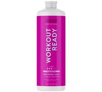 MineTan Professional Spray Tan Solution | Workout Ready - Rapid Express Fake Tanning Liquid, Transfer Resistant, Fast Drying, Super Dark, Brown Finish, Best Sunless Tanner, No Orange, 33.8 Fl Oz
