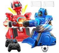 Mineup 2PCS Robot Kombat Tornado, Combat Robot Remote Control for Children with LED Light and Music, Robo Kombat Remote Control for Children, Juguetes Fútbol De Robos Combate, Gifts for Boys Girls