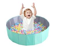 Mineup Ball Pit, 100CM Foldable Baby Ball Pit, Kids Play Ball Pool, Portable Ocean Ball Pit, Playhouse Playpen Ocean Ball Pool for Baby Toddler Boys Girls Indoor Outdoor Nursery Baby Playpen (Blue)