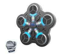 Mineup Music Boxing Machine, Smart Bluetooth Musical Boxing Machine with Gloves, Wall Mount Music Boxer with LED Light, 3 Speed Modes and volume Mode, Boxing Training Equipment for Adults & Children