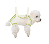 Mineweii Waterproof Pet Grooming Hammock Sling for Cats and Dogs - Secure & Comfortable Animal Beauty Bed for Nail Trimming, Bathing, Eye Cleaning (Green,M)