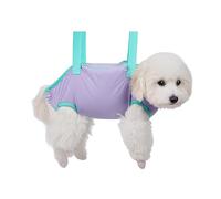 Mineweii Waterproof Pet Grooming Hammock Sling for Cats and Dogs - Secure & Comfortable Animal Beauty Bed for Nail Trimming, Bathing, Eye Cleaning (Purple,M)