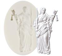 MINFEIDMS Ancient Greek Mythology Goddess Silicone Fondant Mould for Cake Decoration Cupcake Topper Sugar Craft Chocolate Candy Gum Paste Polymer Clay
