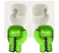MINFEIDMS Boxing Glove Silicone Mould Boxing Sports Fondant Moulds for Cake Decorating Cupcake Topper Sugar Craft Candy Chocolate Polymer Clay Gum Paste