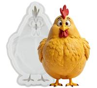 MINFEIDMS Cartoon Hen Silicone Mould Farm Animal Chicken Fondant Moulds