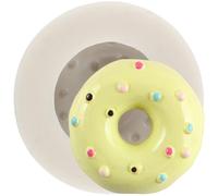 MINFEIDMS Donut Fondant Moulds Doughnut Chocolate Candy Silicone Moulds for Sugar Cake Decorating Cupcake Topper Gum Paste Polymer Clay