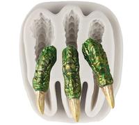 MINFEIDMS Dragon Silicone Fondant Moulds Dinosaur Claws Cake Decorating Mould for Cake Decorating Cupcake Topper Chocolate Gum Paste Candy Polymer Clay