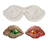 MINFEIDMS Dragon Silicone Fondant Moulds Dinosaur Dragon Eyes Chocolate Mould for Cake Decorating Cupcake Topper Gum Paste Candy Polymer Clay