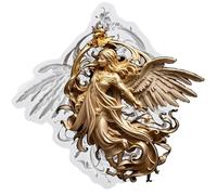 MINFEIDMS Fairies Angel Silicone Fondant Moulds for Cake Decorating Cupcake Topper Chocolate Gum Paste Candy Polymer Clay