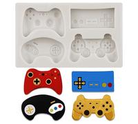 MINFEIDMS Game Controller Silicone Moulds Video Game Gamepad Controller Chocolate Candy Fondant Mould for Cake Decorating Cupcake Topper Candy Gum Paste Polymer Clay