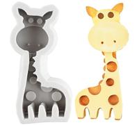 MINFEIDMS Giraffe Fondant Silicone Mould for Animal Cake Decoration Cupcake Topper Candy Chocolate Polymer Clay Gum Paste
