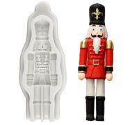 MINFEIDMS Nutcracker Soldier Fondant Silicone Moulds