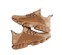 Minfit, Minfit/Tryminfit Shoes, Men's Lightweight Breathable Low-Top Running Sneakers, Anti-Slip Orthopedic Sneakers (Khaki,5.5)