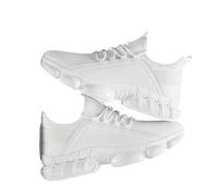 Minfit, Minfit/Tryminfit Shoes, Mens Lightweight Breathable Low-TopShoes Sneakers, Mesh Anti-Slip Orthopedic Running Sneakers (White,6)