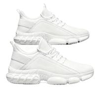 Minfit Shoes,Tryminfit Boots,Men's Lightweight Breathable Low-Top Running Shoes, Wide Toe Mesh Anti-Slip Sneakers (White,14)