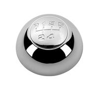 Mingbereit Gear Shift Knob Car Gear Shift Knob Badge Emblem Cap Shifter Stick Cover 5/6 Speed for Alfa for Romeo for Giulietta 2010-2013 Stick Shifter(5 Speed Chrome Cap)