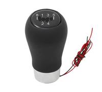 Mingbereit Gear Shift Knob Lights Gear Shift Knob for BMW E36 E46 E34 Transmission Knob Transmission 5 6 Speed Shift Knob Gear Lever Stick Shifter(Red LED 5th Gear)
