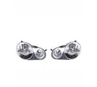 Mingbereit Headlight For Polo 2002 2003 2004 2005 Car Headlamp Headlight Assembly Front Whole Auto Light Assembly Front Headlights(2 Pcs Left and Right,With Lamp)