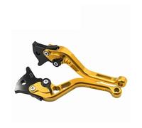 Mingbereit Motorcycle Brake Lever Motorcycle Adjustable Aluminum CNC Front Rear Drum Brake Levers Clutch Lever for Aprilia for RS4 125 2011-2017 Clutch Lever(Gold 147mm)