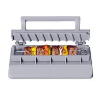 Mingchengheng Kebab Maker Machine, Kabob Maker for Skewers and Sticks - Multifunctional Kabab Maker Machine - Manual Kebab Making Tool Manual Kebab Making Tool