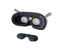 MINGCHUAN Lens Protection Cover Face Cover Compatible with DJI Goggles 2 Foam Padding Sponge Eye Pad Facemask Comfortable (Black Set)