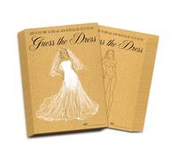 Mingdcdc Bridal Shower Games Card, Guess The Dress Bridal Shower Games, Unique Bridal Shower Game, Bridal Shower Party Supplies, Wedding Party Favors, 5 x 7 Inch, 30 Pack (Brown Kraft Paper-01)