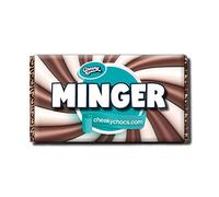 Minger Chocolate Bar with Novelty Joke Wrapper - Funny Rude Gift Birthday Present (Chocolate Included)