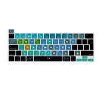 MiNGFi Silicone ableton live shortcuts Keyboard Cover for MacBook Pro 13" M1/M2 A2338 (2020-2023), A2289 (2020), A2251 (2020-2021), Pro 16" A2141 (2019-2021) EU/ISO Layout