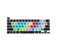 MiNGFi Silicone After Effects shortcuts Keyboard Cover for MacBook Pro 13" M1/M2 A2338 (2020-2023), A2289 (2020), A2251 (2020-2021), Pro 16" A2141 (2019-2021) US/ANSI Layout