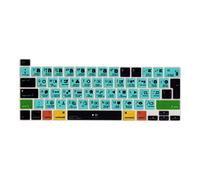 MiNGFi Silicone Davinci Resolve shortcuts Keyboard Cover for MacBook Pro 13" M1/M2 A2338 (2020-2023), A2289 (2020), A2251 (2020-2021), Pro 16" A2141 (2019-2021) EU/ISO Layout