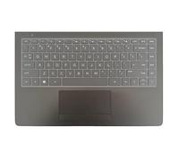 MiNGFi Silicone Keyboard Cover for HP Pavilion x360 14" 14-bf/ba/cd/cf/dh(2017-2019) 14g-br/bu/bx 14-bp/by/bw/bs/cm/ce/df/dk/dq/fq(2017-2021) 14-ds 14-dg 240/245/246 G6 - Transparent